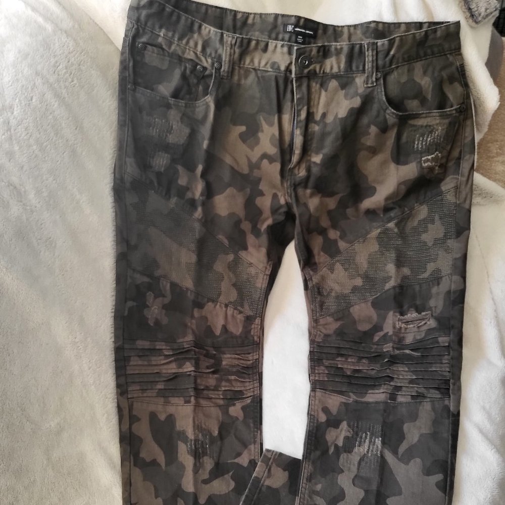 Men camouflage pants 40W